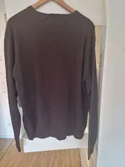 Vorschaubild 5 von Pullover Herren Gr. XL Braun Baumwolle Rundhals