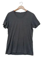 Vorschaubild 2 von T-Shirt Herren Gr. S Grau Casual Kurzarm
