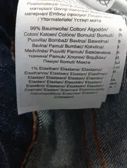 Vorschaubild 5 von Damen Jeans Regular Fit Gr. 36/S Blau Casual Baumwolle