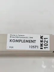 Vorschaubild 2 von KOMPLEMENT Wäscheständer ausziehbar Beige Metall Kunststoff Modern