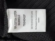 Vorschaubild 4 von Kinder Strickjacke Gr. 146 Schwarz Kapuze Reißverschluss Streetwear