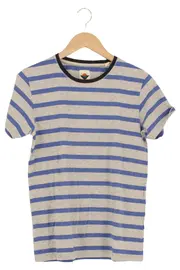 Vorschaubild 1 von Herren T-Shirt Gr. S Grau Gestreift Casual Streetwear