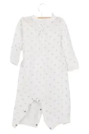 Vorschaubild 2 von Baby Body Gr. 74 Weiß Tiermotive Baumwolle Langarm