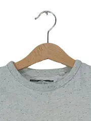 Vorschaubild 3 von Kinder T-Shirt Gr. 86 grau meliert Basic Baumwolle