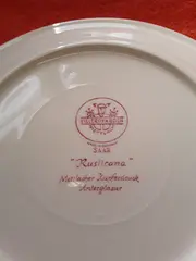 Vorschaubild 4 von Rusticana Essteller Rot 20cm Porzellan Landhausmotiv Haarriss