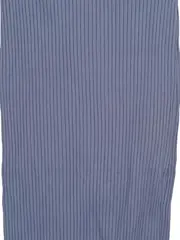 Vorschaubild 2 von Damen Midirock Rippstrick Blau Gr. M 38 Stretch Bleistiftrock