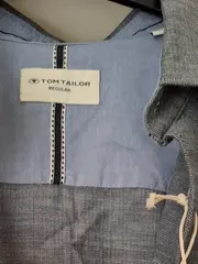 Vorschaubild 4 von Herren Freizeithemd Kurzarm Blau Fischgrätenmuster Gr. XXL