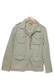 Vorschaubild 1 von Damen Leichte Jacke Gr. 36/S Grün Casual Outdoor Baumwolle Polyester