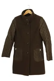 Vorschaubild 1 von Damen Steppmantel Gr. 34/XXS Braun Elegant Klassisch