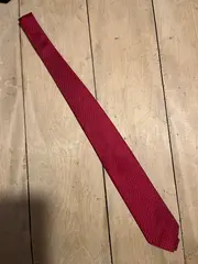 Vorschaubild 2 von Krawatte Herren Seide Rot Geometrisch Business 150x8 cm