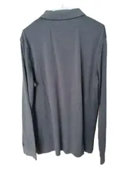 Vorschaubild 3 von Herren Polo Shirt Langarm Braun Gr. L Baumwolle Klassisch