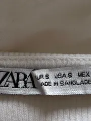 Vorschaubild 4 von Damen Rippstrick Top V-Ausschnitt Weiß Gr. 36/S