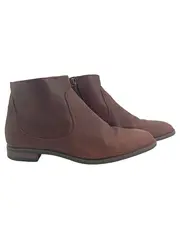 Vorschaubild 1 von Damen Stiefelette Gr. 37 Braun Leder Ankle Boots Ortholite