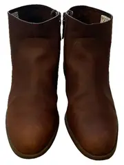 Vorschaubild 2 von Damen Stiefelette Gr. 37 Braun Leder Ankle Boots Ortholite
