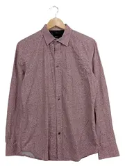 Vorschaubild 1 von Herren Business Hemd Slim Fit Gr. M (48) Rosa Langarm Baumwolle