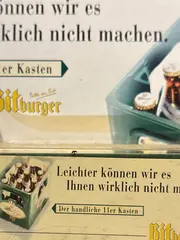 Vorschaubild 4 von LKW Modell Bitburger Werbung Sammlerfahrzeug Grün 11,5cm
