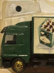 Vorschaubild 5 von LKW Modell Bitburger Werbung Sammlerfahrzeug Grün 11,5cm