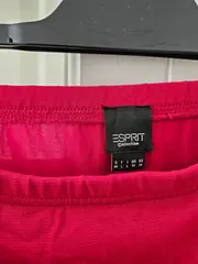 Vorschaubild 2 von Wickelrock Damen Gr. 38/M Rot Feminin Midi