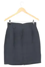 Vorschaubild 2 von TAIFUN Damen A-Linienrock Gr. 38/M Grau Casual Klassisch Minirock