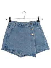 Vorschaubild 1 von Damen Jeansrock XS Blau Casual Minirock Baumwolle