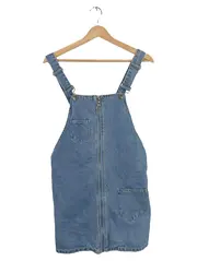 Vorschaubild 1 von Damen Jeanskleid Latzkleid Gr. 38/M Blau Casual