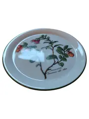 Vorschaubild 1 von Kuchenteller Waldbeere Preiselbeere Porzellan Weiß