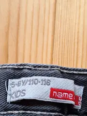 Vorschaubild 5 von Jeans Regular Fit Kinder Mädchen Gr. 110/116 Grau Baumwolle