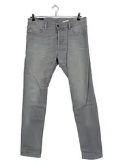 Vorschaubild 1 von Herren Jeans Regular Fit Grau W32 L33 Stretch Denim Hose