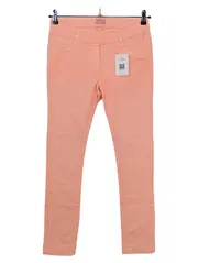 Vorschaubild 1 von Mädchen Stoffhose Gr. 38 Lachs Orange Skinny Jegging