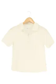 Vorschaubild 1 von DRESS Damen Poloshirt Gr. 38/M Weiß Kurzarm Casual