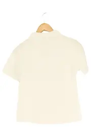 Vorschaubild 2 von DRESS Damen Poloshirt Gr. 38/M Weiß Kurzarm Casual
