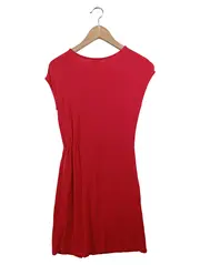 Vorschaubild 2 von Damen Freizeitkleid Gr. 36/S Rot Viskose Elegant Klassisch