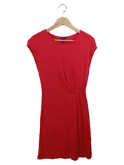 Vorschaubild 1 von Damen Freizeitkleid Gr. 36/S Rot Viskose Elegant Klassisch