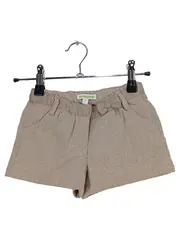 Vorschaubild 1 von Mädchen Shorts Gr. 92 Beige Glitzer Schleife festlich