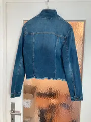 Vorschaubild 2 von Jeansjacke Damen Gr. 40/L Blau Casual Denim Jacke