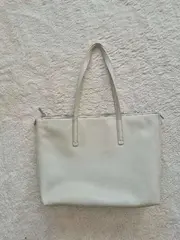 Vorschaubild 3 von Tote Bag Shopper Damen Beige Minimalistisch 40x28cm