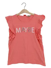 Vorschaubild 1 von Mädchen T-Shirt Gr. 152 Rosa Casual Pailletten-Aufdruck MAYBE