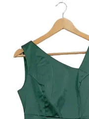 Vorschaubild 2 von Damen Businesskleid Gr. 36 S Grün Elegant Ärmellos Etuikleid