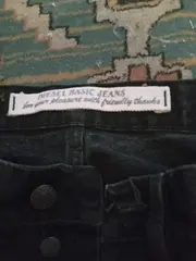 Vorschaubild 2 von Basic Jeans Herren W31 L30 Schwarz Regular Fit Baumwolle