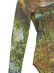 Vorschaubild 4 von Damen Body S Mehrfarbig Modern mit Landschafts-Print