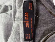 Vorschaubild 3 von Herren Strickjacke Grau Gr. 48/M Kapuzenjacke Casual Reißverschluss