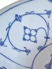 Vorschaubild 4 von Porzellan Schale Indisch Blau Strohblume 22 cm Kobaltunterglasur