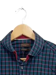 Vorschaubild 2 von Selection Hemd Herren Gr. 39 Kariert Petrol Baumwolle Business