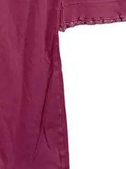 Vorschaubild 3 von Damen Nachthemd Pink Gr. 36/S Feminin Baumwolle Langarm
