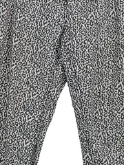 Vorschaubild 2 von Damen Stoffhose Leopardenmuster Gr. 44x46 Animal-Print Mehrfarbig