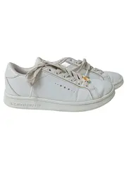 Vorschaubild 1 von Kinder Sneaker low Gr. 35 Weiß Lochmuster Schnürung Synthetik