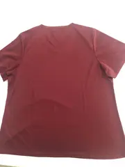 Vorschaubild 2 von Damen Sport Shirt Gr. 46 Rot V-Ausschnitt Sportlich