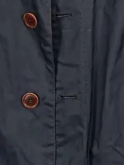 Vorschaubild 2 von Herren Leichter Mantel Gr. 48/M Blau Casual Baumwolle