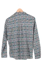 Vorschaubild 2 von Damen Bluse 36/S Mehrfarbig Grafisches Ethno Muster Bohème Casual