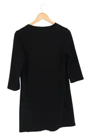Vorschaubild 2 von Damen Freizeitkleid Gr. 38/M Schwarz Minimalistisch Klassisch